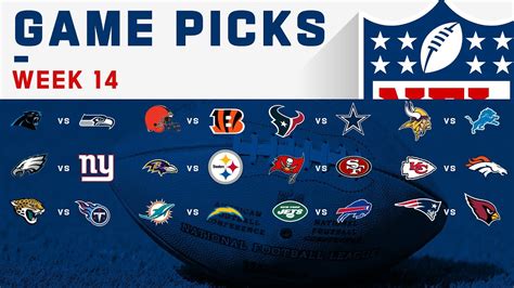 NFL Week 14 Game Picks - YouTube