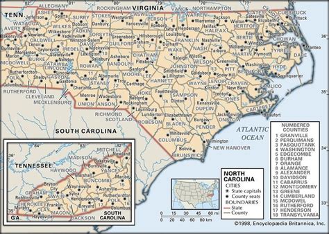 Maps of North Carolina Counties starring in late 1600's | North ...