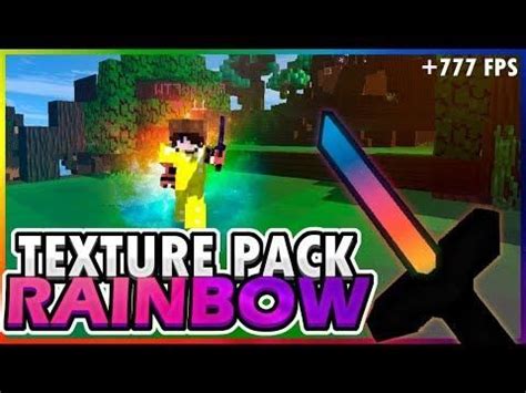 Minecraft: RAINBOW TEXTURE PACK SUBE FPS | EL MEJOR TEXTURE PACK 2018 ...