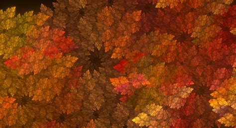 abstract, Fractal, Leaves, Fall Wallpapers HD / Desktop and Mobile Backgrounds