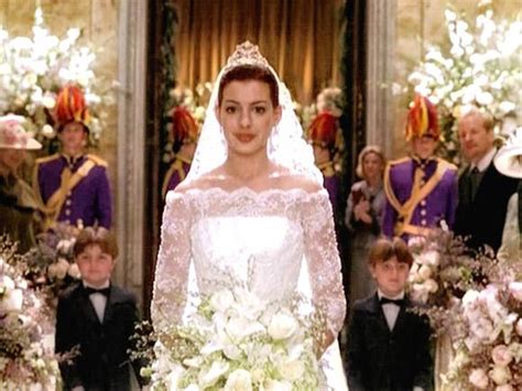 Anne Hathaway Bride in Princes Diaries II I Most Memorable Movie Brides ...