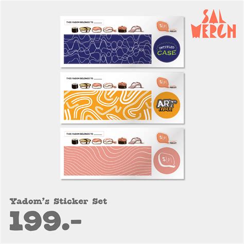 Salmon Podcast - YADOM'S STICKER SET