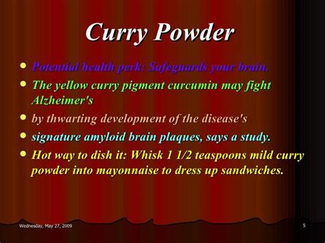 curry powder health benefits