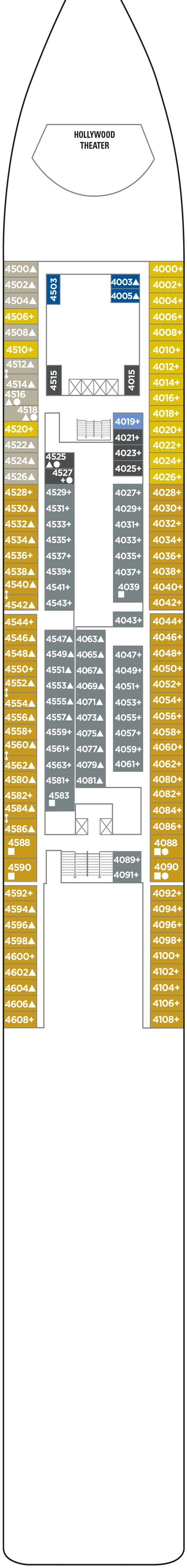 Deck Plan for Pride of America | Iglu Cruise