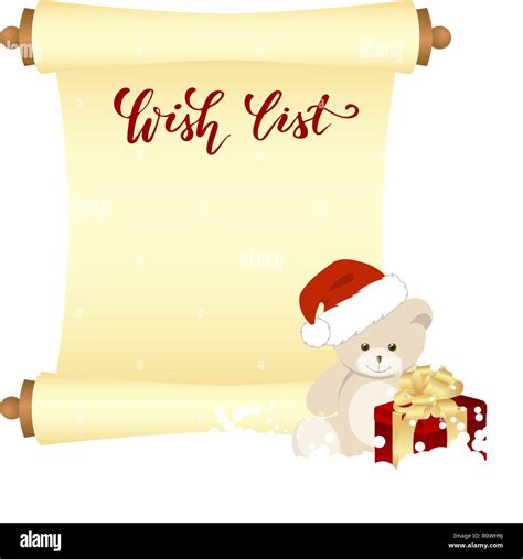 Manuscript wish list Stock Vector Image & Art - Alamy