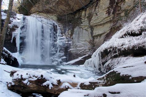 Best Winter Waterfalls, Asheville NC