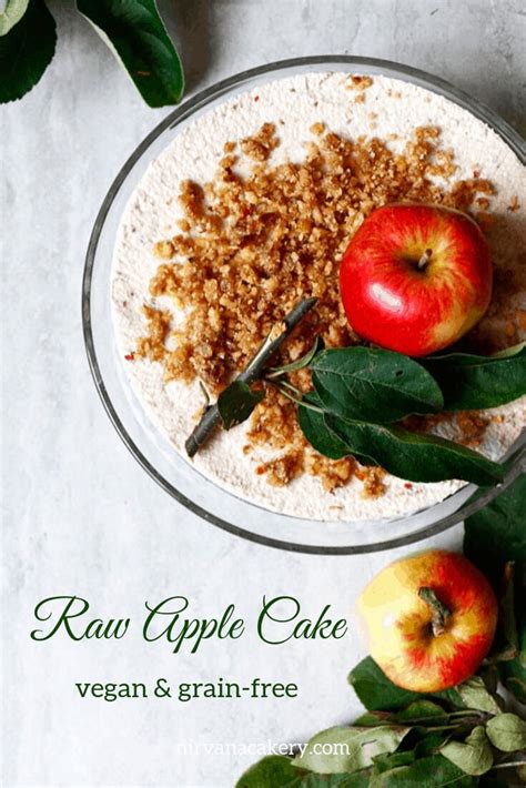 Raw Apple Cake (grain-free & vegan) - Nirvana Cakery