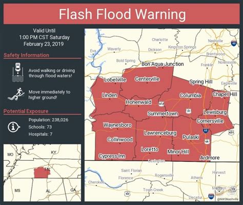 Tennessee Flooding: Flood Map, Photos and Warnings