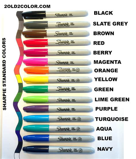 Sharpie Colors