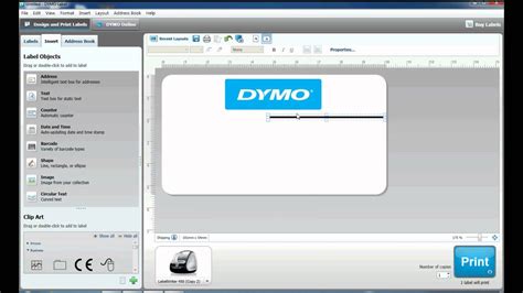 How to create complex labels in DYMO Label Software - YouTube