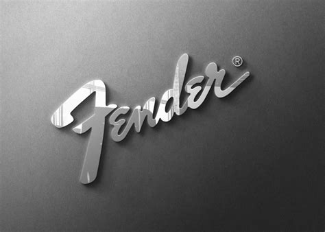 'Fender Logo Guitar ' Poster by The Poster | Displate