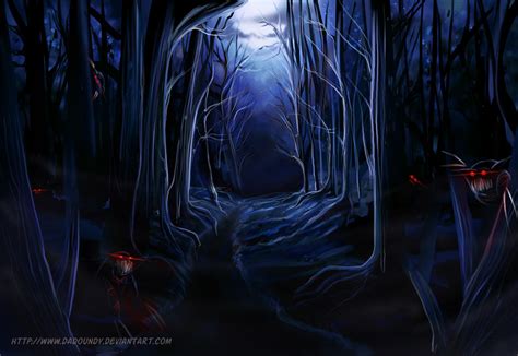 -Haunted Forest- by dadoundy on DeviantArt