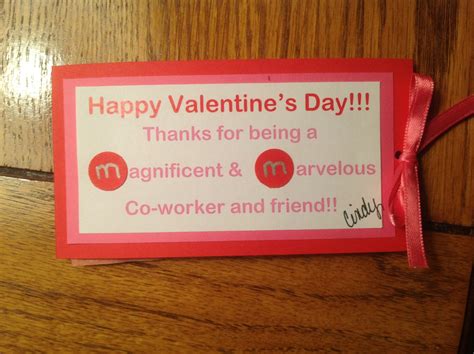 Co worker Valentine | Valentines day for coworkers, Coworkers valentines, The office valentines