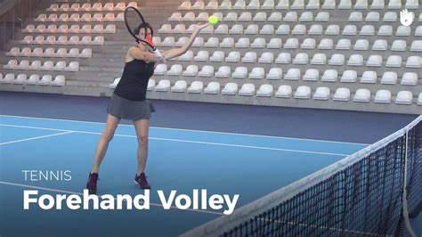 How to Hit a Forehand Volley | Tennis - YouTube