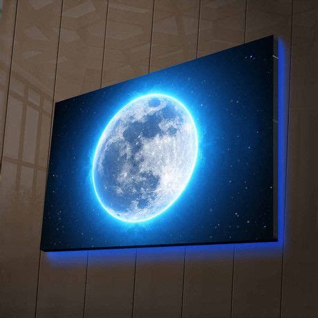 Wallity - LED Illuminated Cosmic Prints - Touch of Modern | Lighted canvas, Wall decor pictures ...