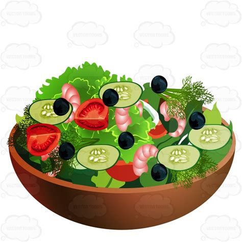 Salad Bowl Clipart | Free download on ClipArtMag