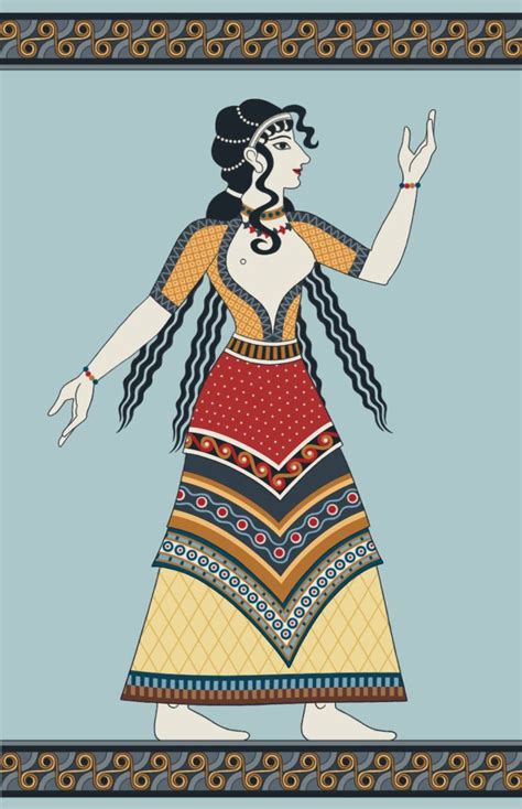 Minoan woman by yoctoparsec | Minoan art, Minoan, Ancient art