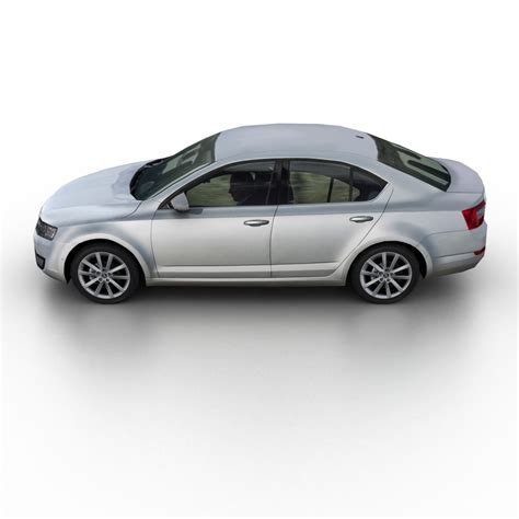 2013 skoda octavia sedan 3d max