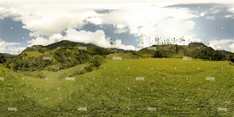 360° view of Cocora Valley in Salento Quindío Colombia South America ...