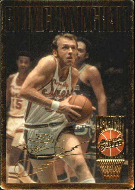 Billy Cunningham basketball card (Philadelphia 76ers, Hall of Famer ...