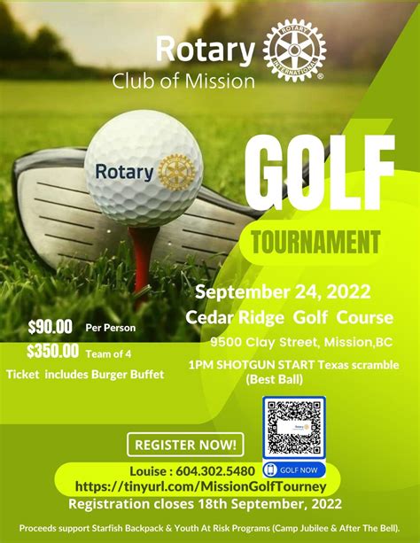 Rotary Golf Tournament | Rotary Club of Mission