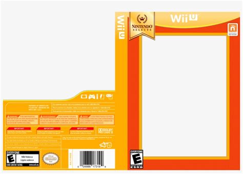 Wii U Cover Template 69854 - Nintendo Selects Box Wii U Transparent PNG ...