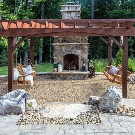 Top 40 Best Gravel Patio Ideas - Backyard Designs