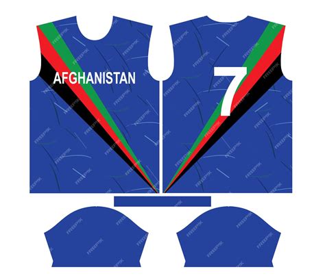 Premium Vector | Afghanistan cricket team sports kid design or afghanistan cricket jersey design