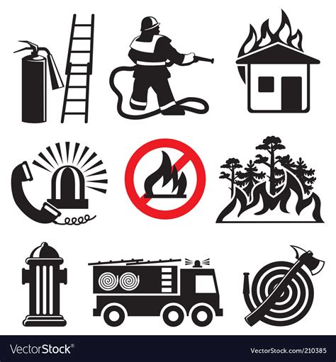 Fire safety Royalty Free Vector Image - VectorStock