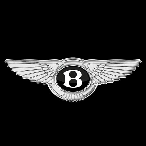 Bentley Chrome Badge Digital Art by Cynthia Ryan | Fine Art America