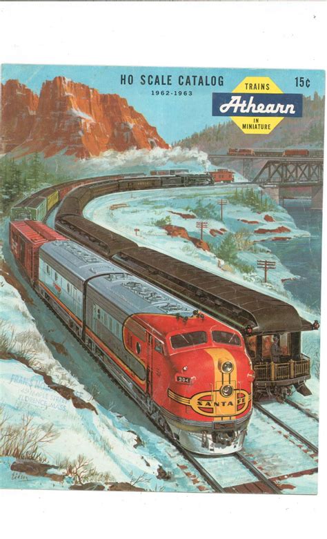 Vintage Athearn Trains HO Scale Catalog 1962-1963 Not PDF