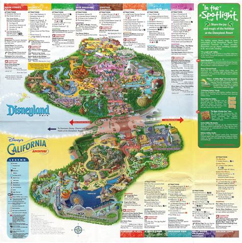 A Map of Disney's twin parks: Disneyland and California adventure [1780x1789] : MapPorn