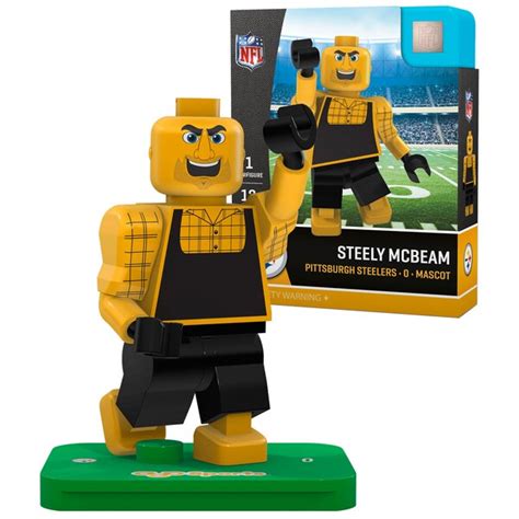 Pittsburgh Steelers Steely McBeam OYO Sports Generation 5 Mascot Minifigure - NFLShop.com