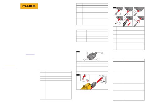 User manual Fluke T130 (English - 4 pages)