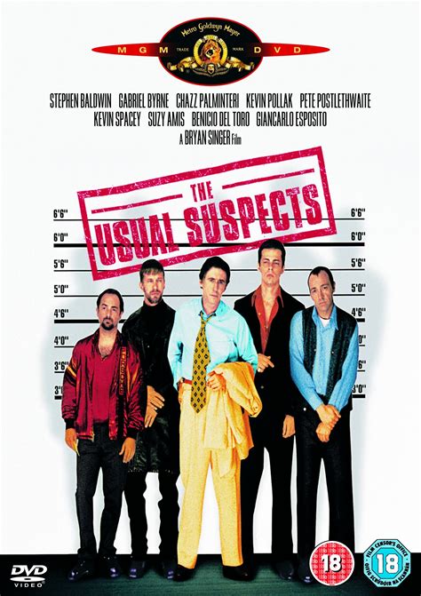 Number 24/35: The Usual Suspects [DVD] [1995]: Amazon.co.uk: Stephen ...