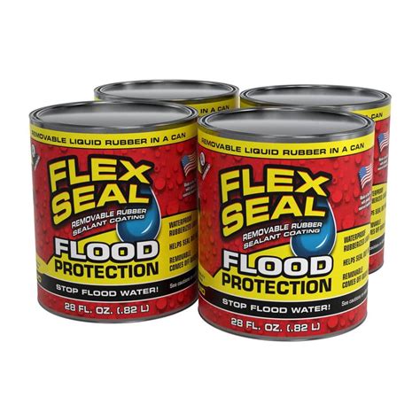 FLEX SEAL FAMILY OF PRODUCTS 28 oz. in Yellow Liquid Flex Seal Flood ...