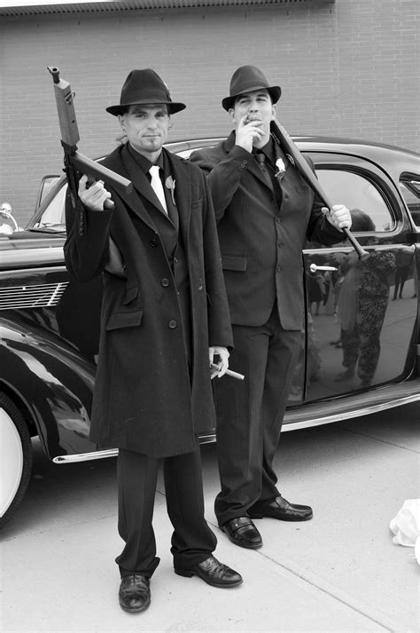 Groom and Best Man. My 1920's Gangster Wedding. Gangster Suit, Real Gangster, Mafia Gangster ...