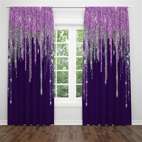 Purple Boho Window Curtains | Etsy | Purple bedroom decor, Purple room ...