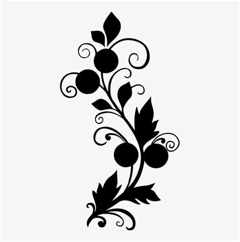 Flower Drawing Black And White Floral Design - Abstract Flower Black And White Png - Free ...