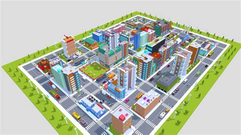 Simplepoly City - Low Poly Assets - Buy Royalty Free 3D model by CGmano (@Mohamed.Moh.Mabkhouti ...