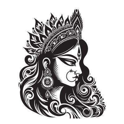 Krishna Black And White Vector Art, Icons, and Graphics for Free Download