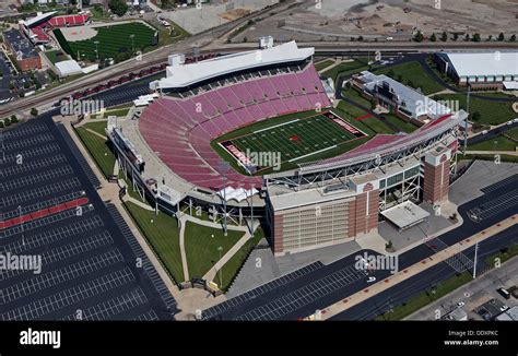 aerial photograph Papa John's Cardinal Stadium, Louisville, Kentucky ...