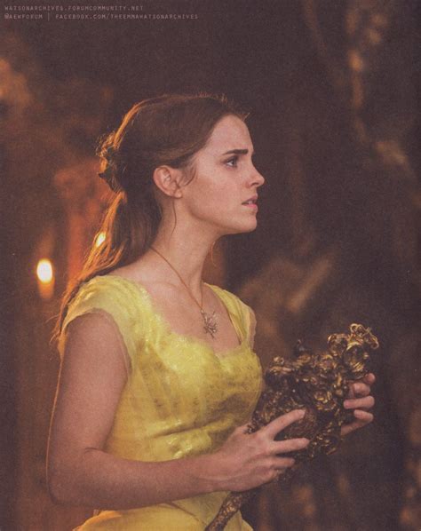 Emma Watson as Belle from the new LIVE Action Beauty and the Beast -- After her ballroom dance ...