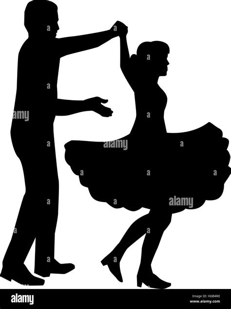 Square dance silhouette Stock Vector Image & Art - Alamy