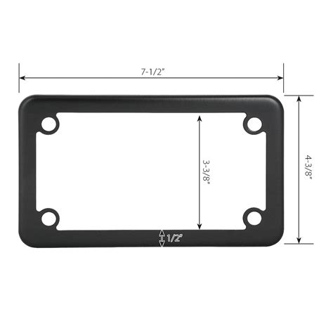 Motorcycle License Plate Frames - Grand General - Auto Parts ...