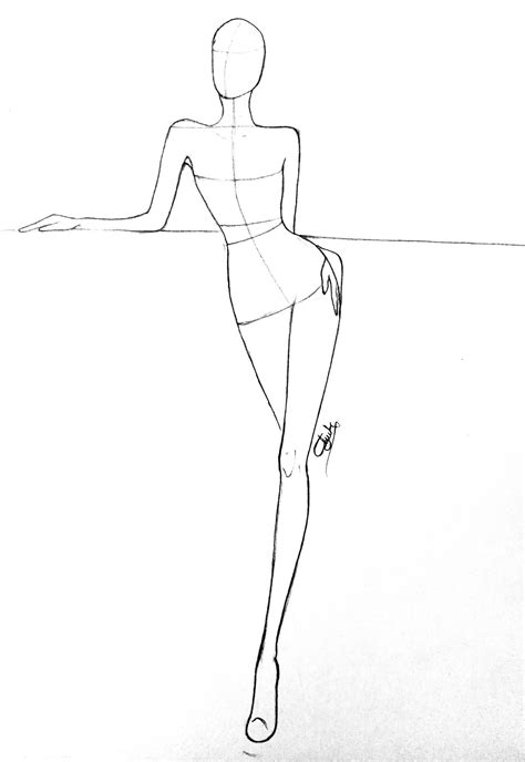 Fashion illustration female figure poses drawing croquis poses drawing ...