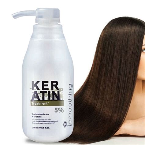 Brazilian Keratin Straightening Damaged Dry Hair Repair Treatment 300ml ...