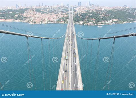 Bosphorus Bridge stock photo. Image of blue, bosphorus - 93130250