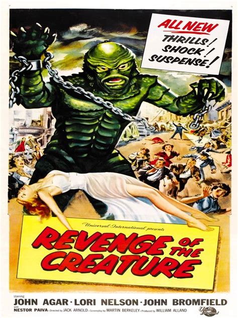 Revenge Of The Creature Retro Movie Vintage 32x24 Print Poster