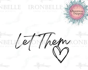 Let Them Svg Png - Etsy